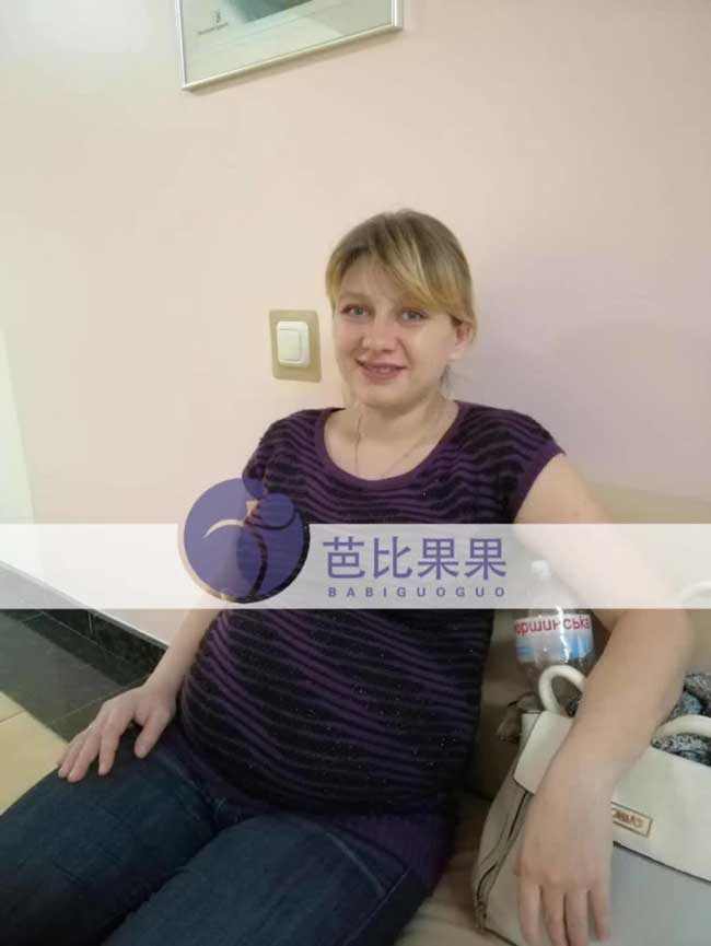乌克兰试管助孕妈妈去做检查