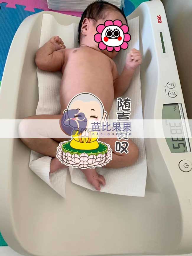 M先生在泰国做三代试管出生的宝宝：重3835