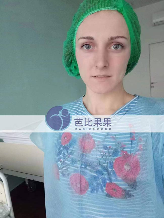 W女士家的乌克兰妈妈来LITA丽塔医院试管移植胚胎