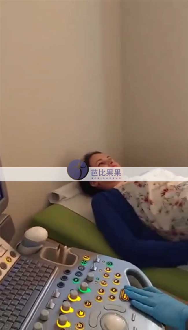 H女士的乌克兰试管妈妈在格鲁吉亚妇产医院做第一次B超孕检