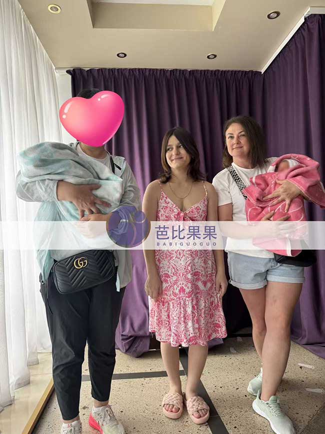 乌克兰试管宝宝出院
