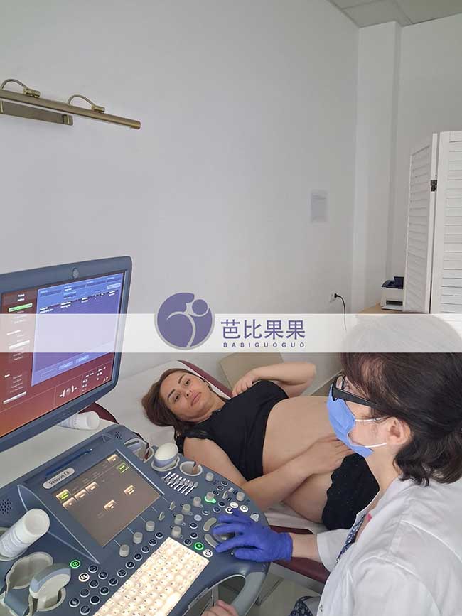试管妈妈做B超