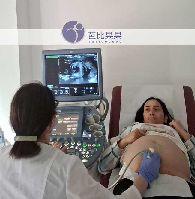 试管妈妈做B超