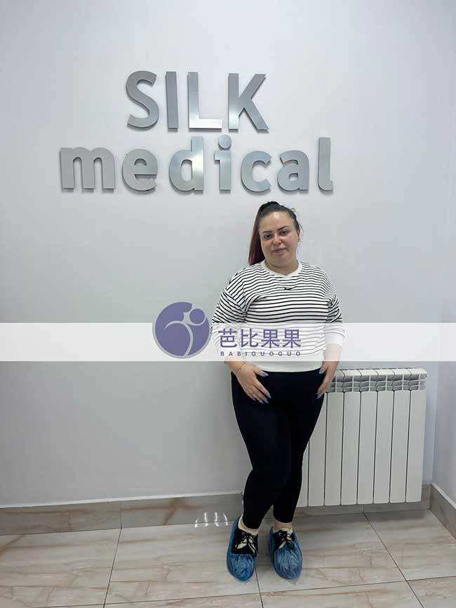 苏先生在格鲁吉亚匹配的试管妈妈来医院做B超