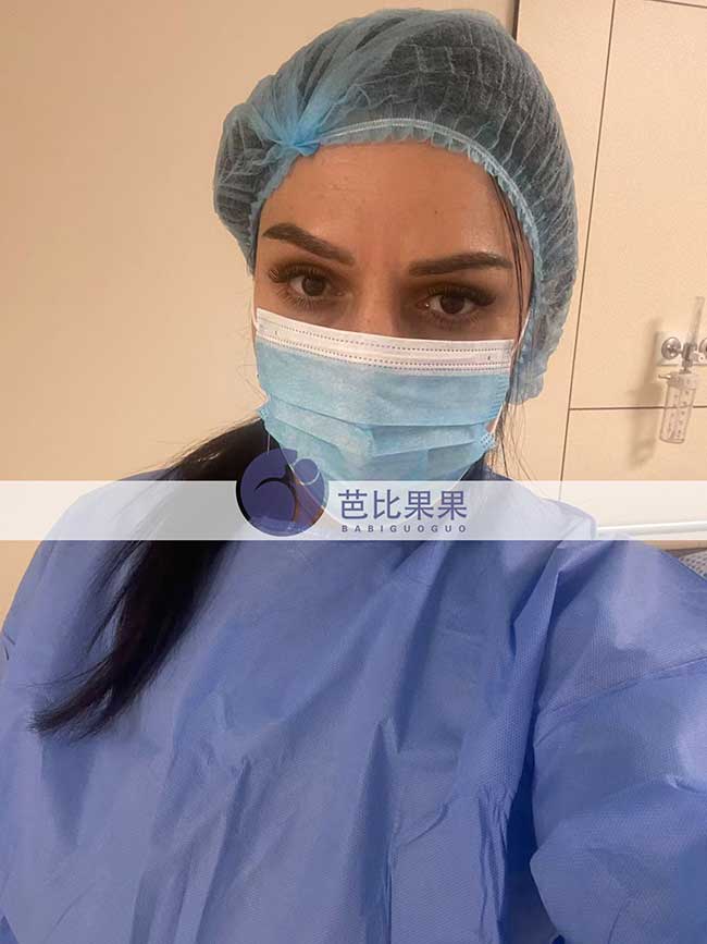 两个家庭在格鲁吉亚匹配的试管妈妈来医院顺利