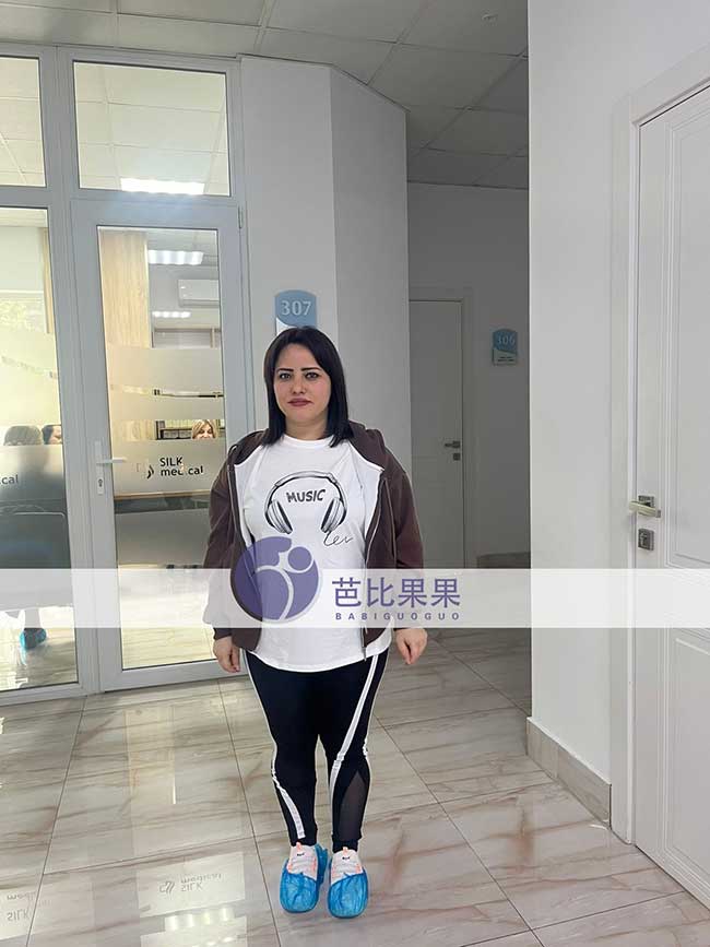 孟先生喜报连连，在格鲁吉亚匹配的试管妈妈完成首次B超产检