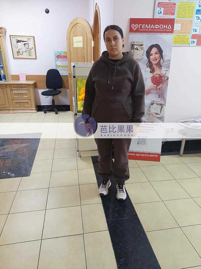 姚女士在乌克兰匹配的试管妈妈顺利见医生完成常规产检