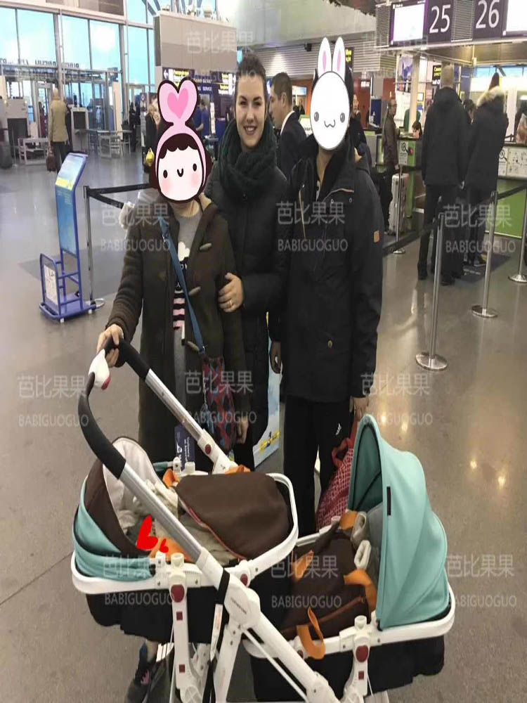 L先生夫妇在乌克兰带着两男胎宝宝幸福地回国啦