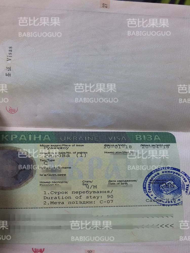 去乌克兰试管的签证