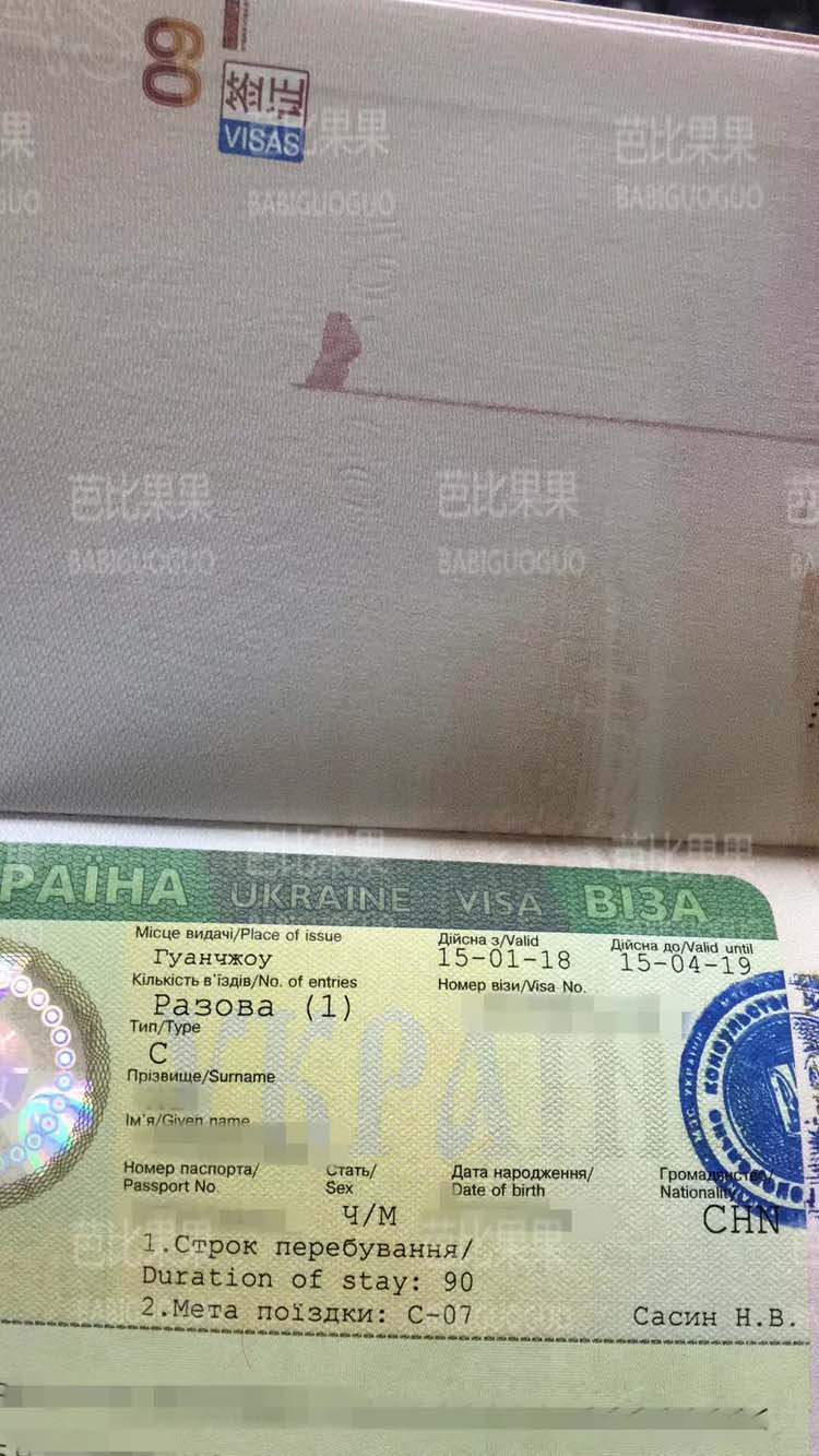 去乌克兰试管的签证