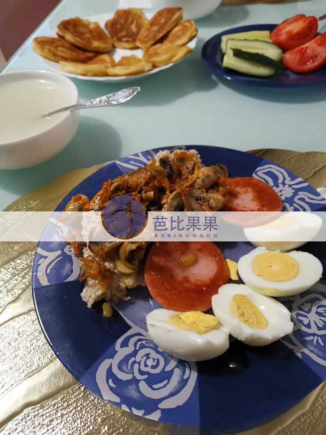 乌克兰马丽塔保姆阿姨做的饭菜
