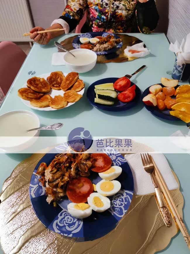 乌克兰马丽塔保姆阿姨做的饭菜