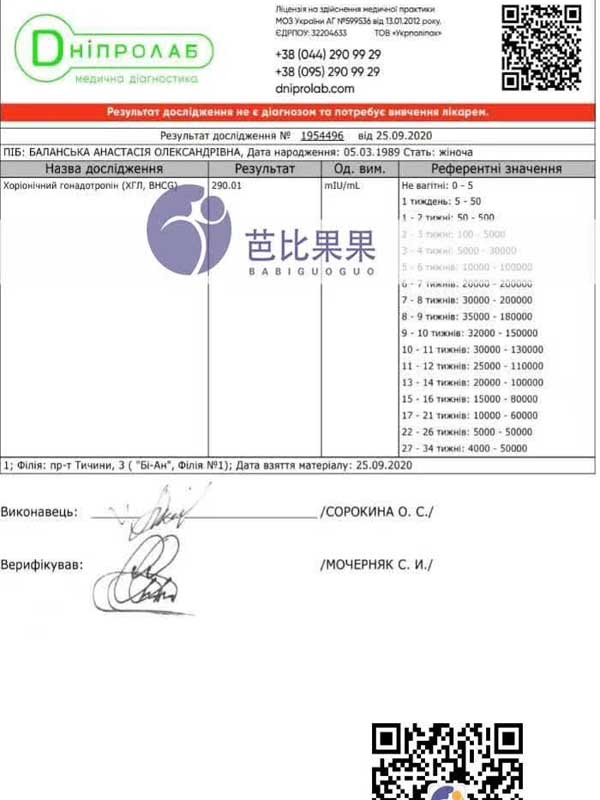 Z先生签的是马丽塔试管助孕第三次移植成功验孕