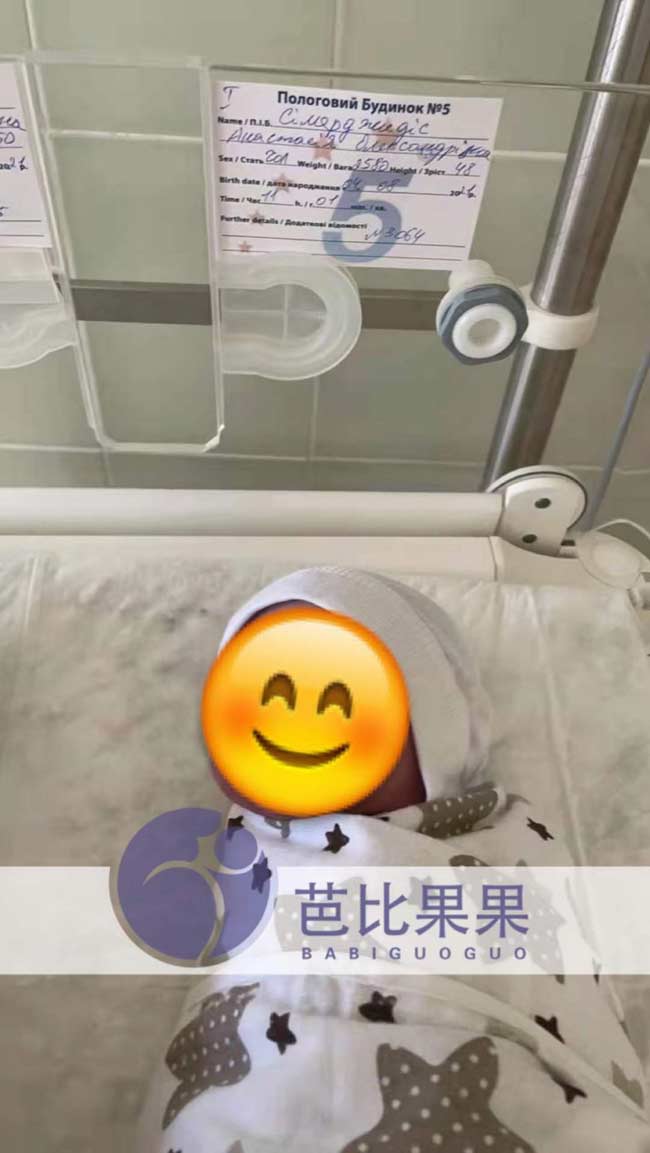 乌克兰试管男双胞胎出生