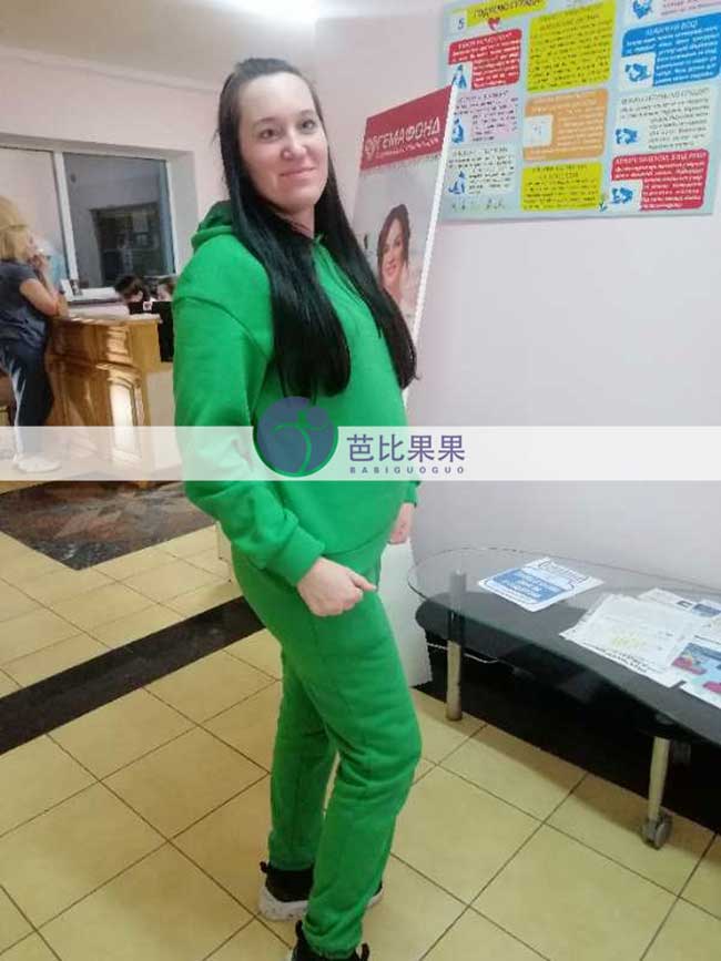 沈阳L先生的乌克兰试管妈妈来丽塔医院做孕7-8周B超