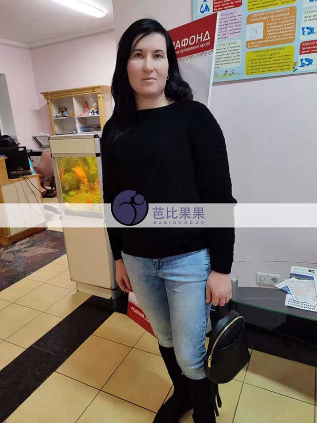 乌克兰试管妈妈孕12周B超