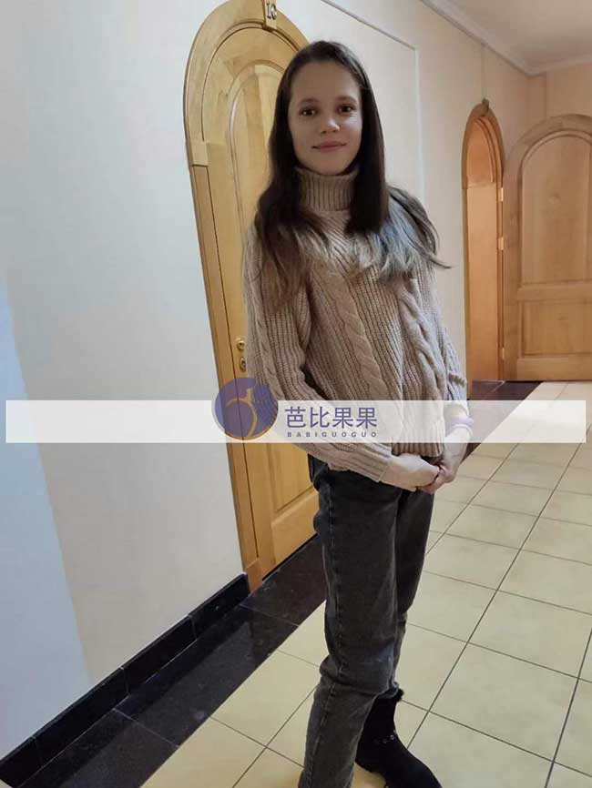 乌克兰试管妈妈孕14周B超