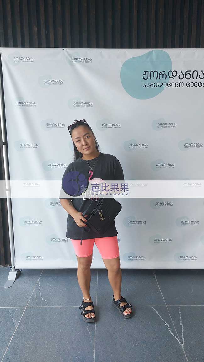 H先生在格鲁吉亚选择指定包成功套餐匹配的试管妈妈做首次B超