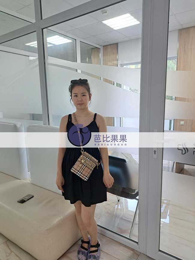 浙江Z先生在格鲁吉亚DY匹配的试管妈妈来做B超