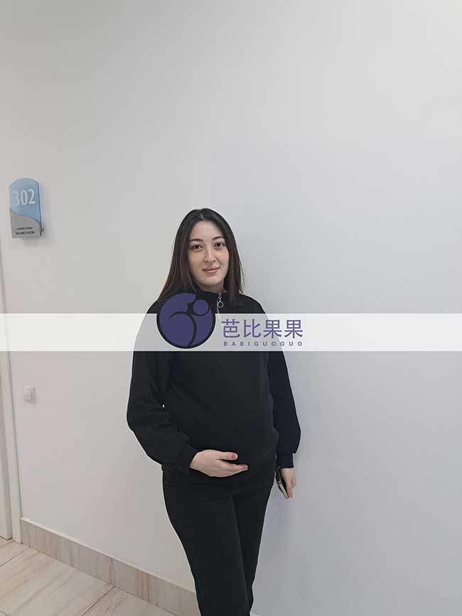 试管妈妈孕36周B超