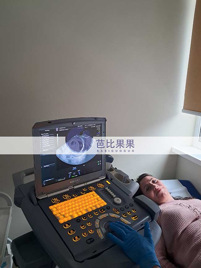 试管妈妈首次B超