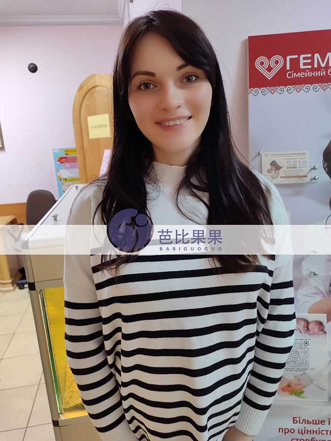 浙江谢夫妇在乌克兰匹配的试管妈妈到医院孕36周来产检