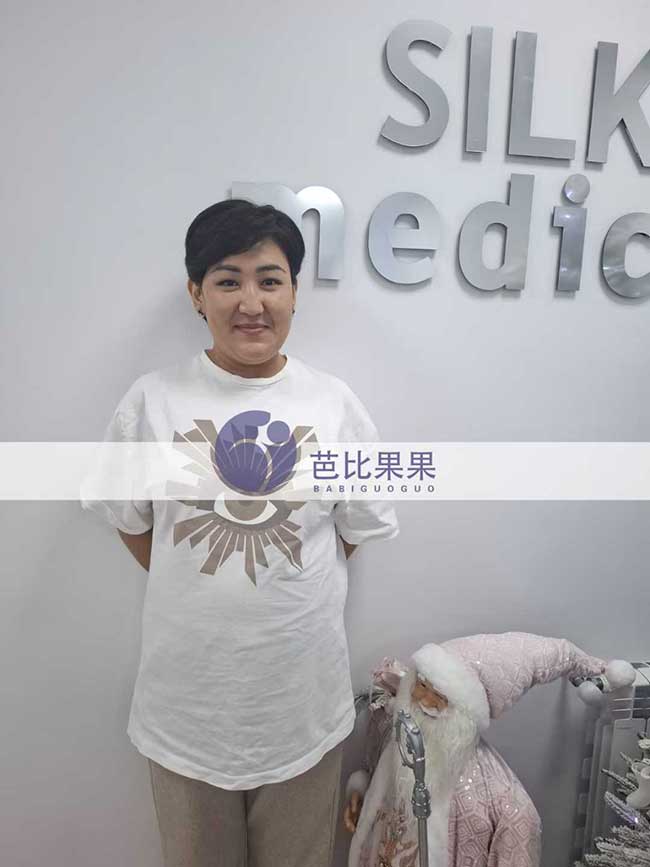 三个家庭到格鲁吉亚辅助生殖匹配的试管妈妈做孕检