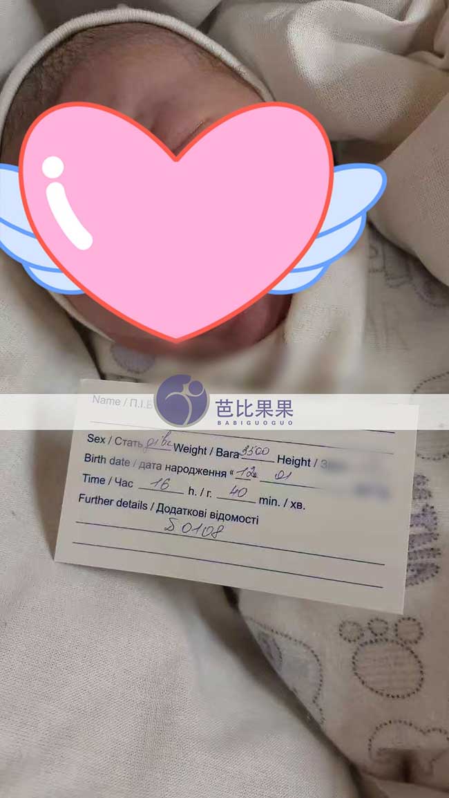 乌克兰试管宝宝出生