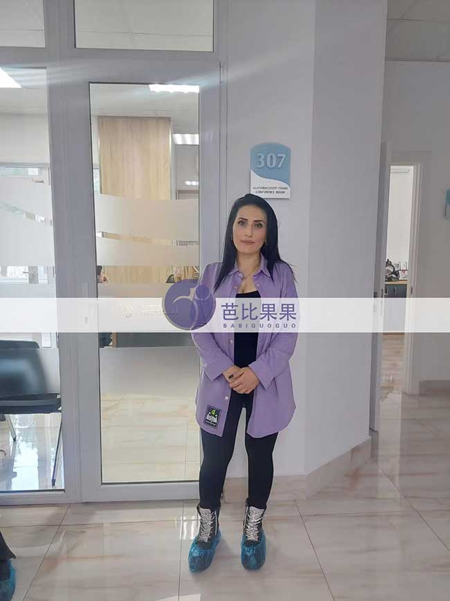 江苏吴先生在格鲁吉亚匹配的试管妈妈来医院做B超
