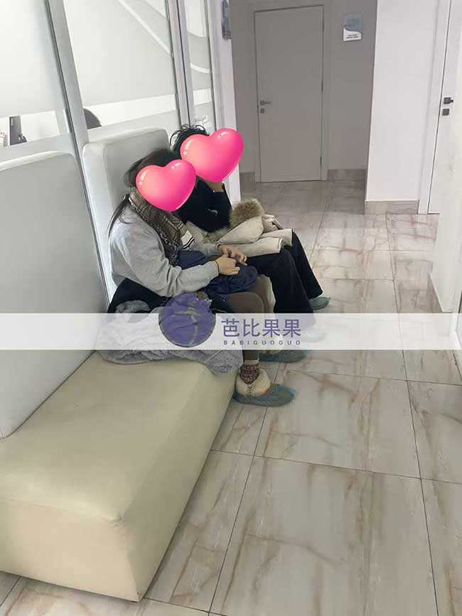 郝女士在格鲁吉亚silk医院自卵试管进行检查身体环节
