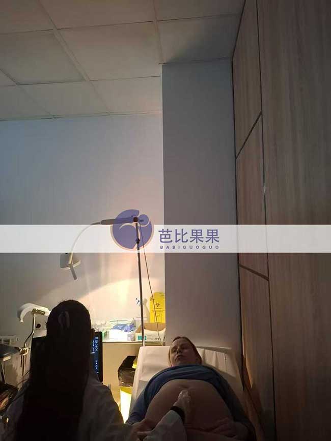 试管妈妈做B超