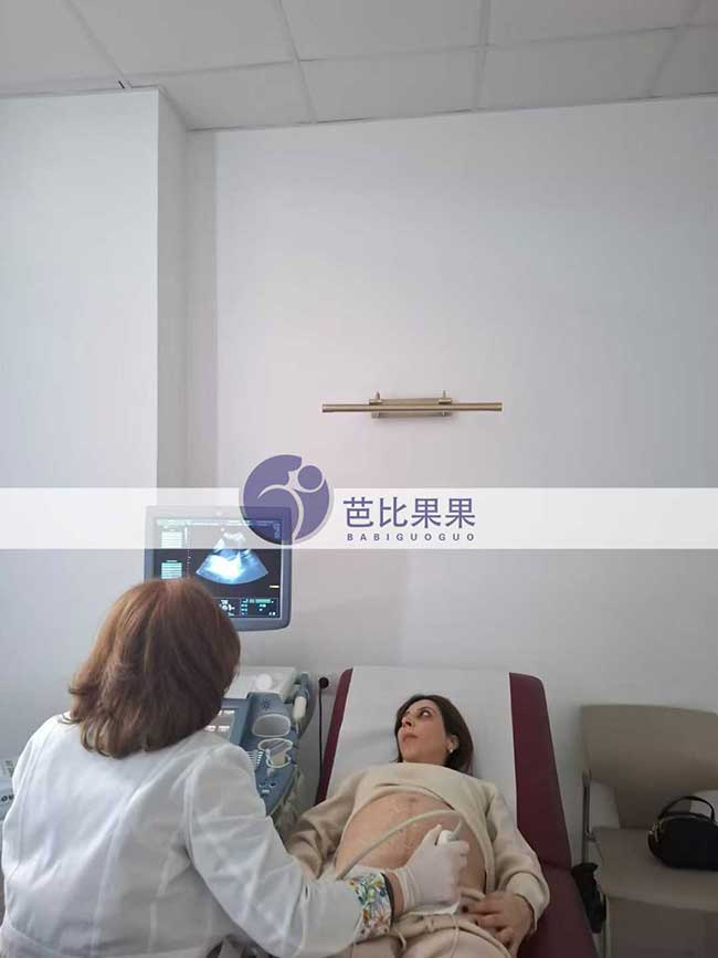 试管妈妈做B超