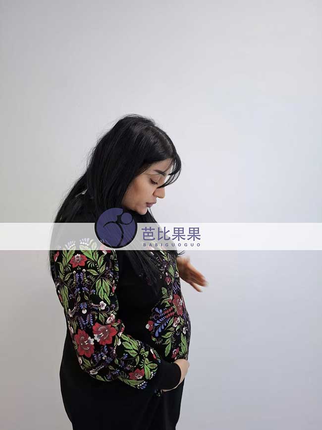 试管妈妈做B超 