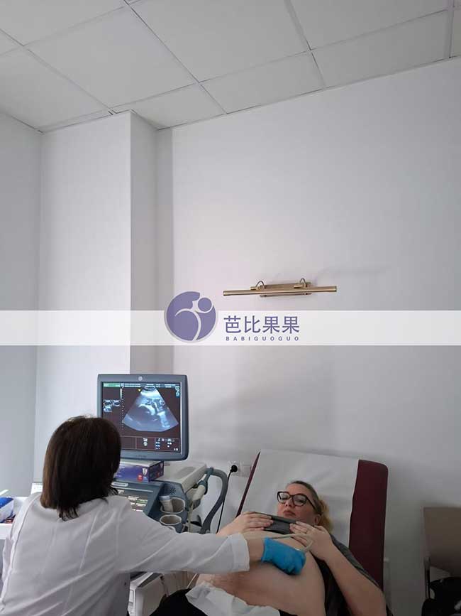 试管妈妈做B超