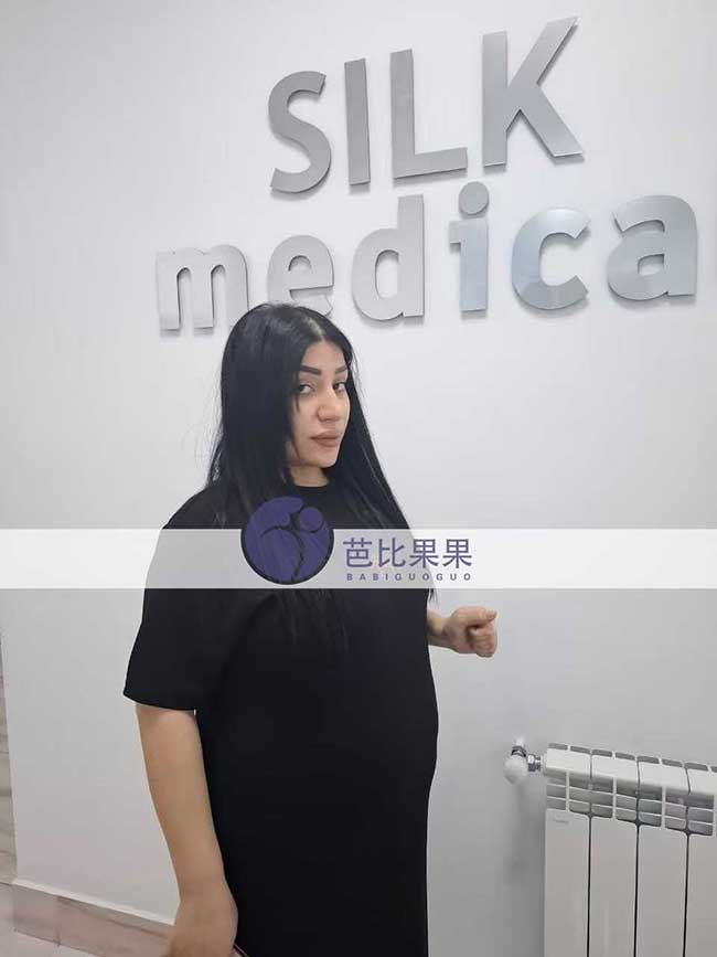 一年前王先生到格鲁吉亚匹配的试管妈妈来医院做B超