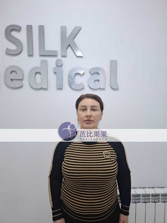 未婚贺先生到格鲁吉亚匹配的试管妈妈来医院做B超
