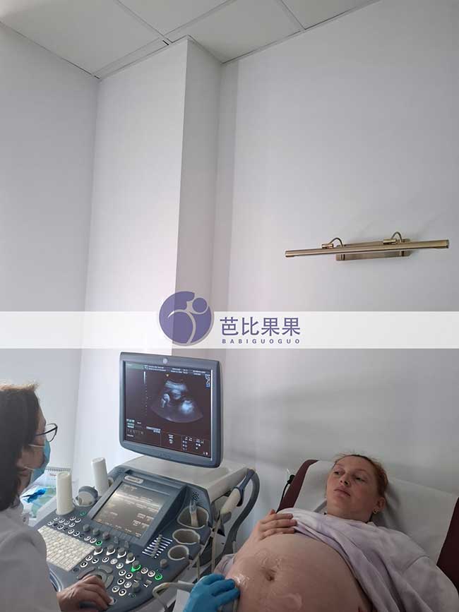 六个家庭到格鲁吉亚匹配的不同国籍试管妈妈在silk医院做B超