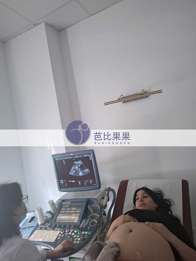 试管妈妈做B超