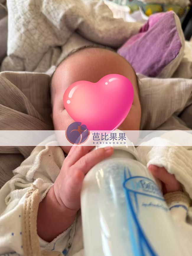 蔡女士到乌克兰试管生下的双胞胎宝贝可可爱爱的