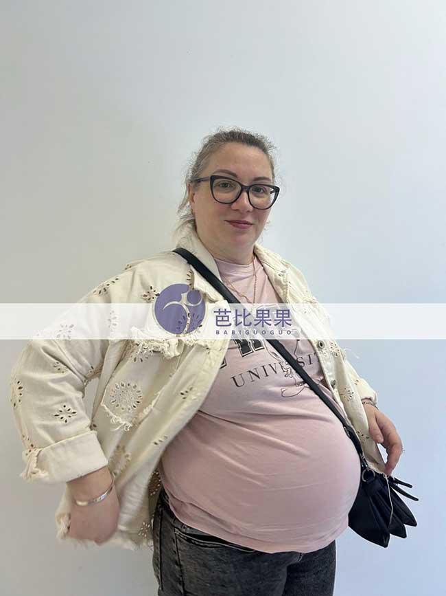 叶先生到格鲁吉亚匹配的试管妈妈来做孕36周B超