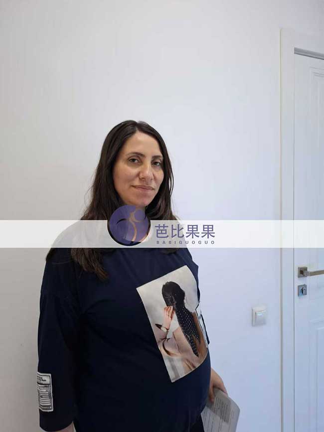 山东毕先生到格鲁吉亚匹配的试管妈妈来医院做四维检查