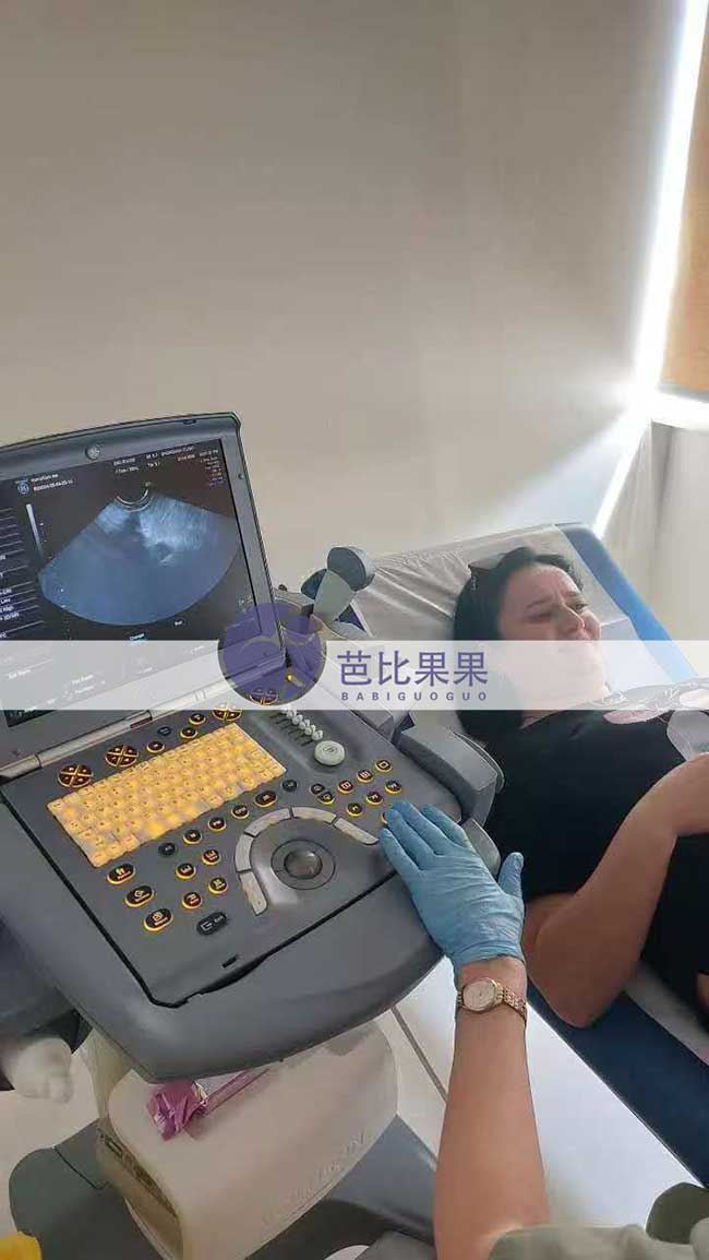 试管妈妈做首次B超