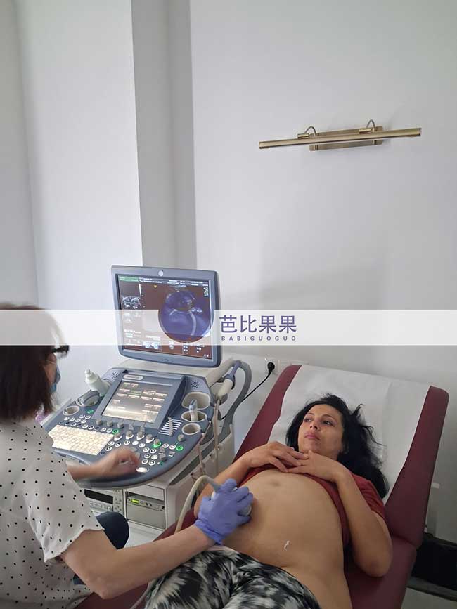 试管妈妈孕中期B超