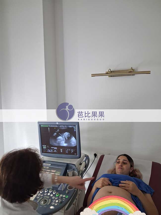 试管妈妈孕晚期B超