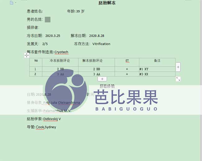 乌克兰代妈试管成功验孕