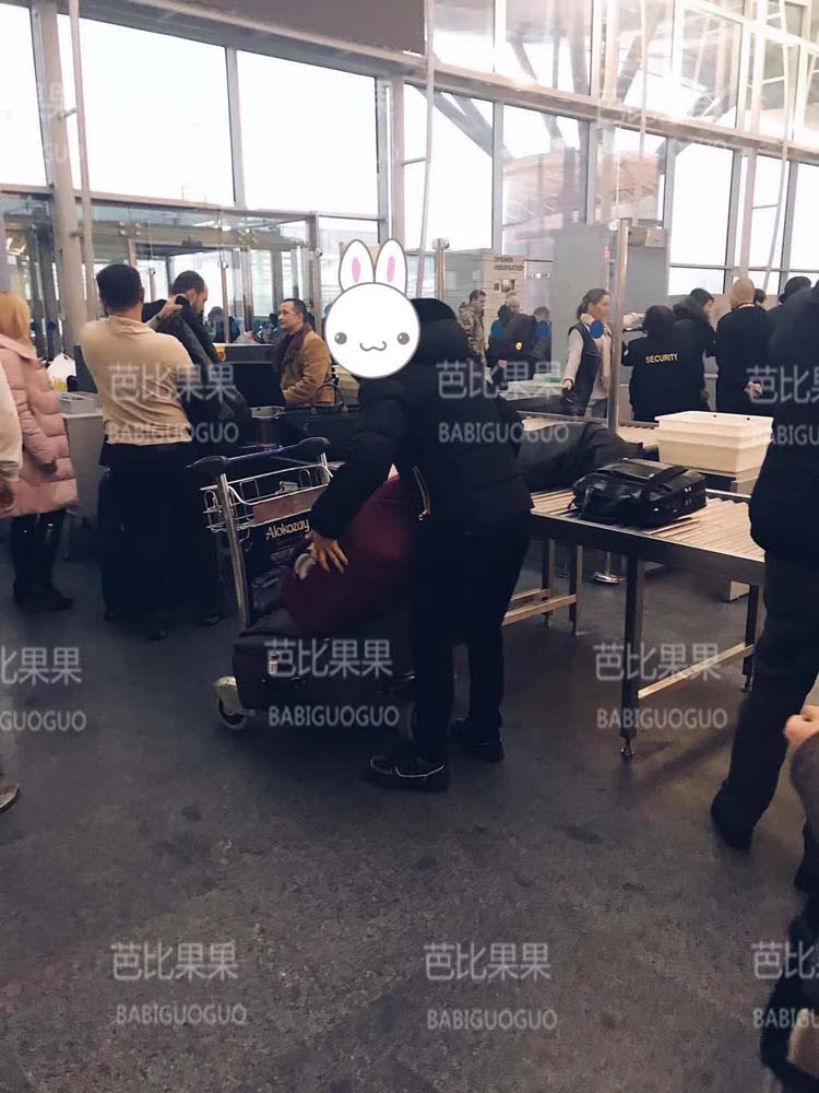 乌克兰同事就送W先生一家去机场