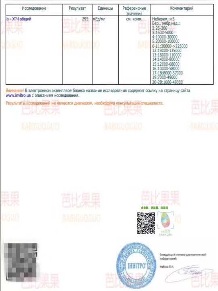 马丽塔一次移植验孕成功