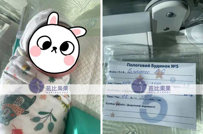 乌克兰试管女宝宝